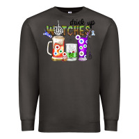 Smoke Drink Up Witches Premium Sweatshirt - CowhideDigitalArt