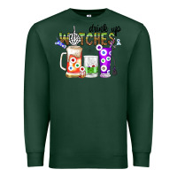 Sports Green Drink Up Witches Premium Sweatshirt - CowhideDigitalArt