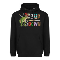 Black 3 up 3 down rex Heavyweight Hoodie - CowhideDigitalArt