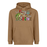 Toasted Coconut 3 up 3 down rex Heavyweight Hoodie - CowhideDigitalArt