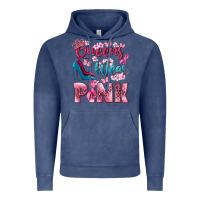 Vintage Denim Queens wear pink Breast Cancer Vintage Hoodie - NancyCooperArtShop