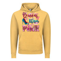 Vintage Mustard Queens wear pink Breast Cancer Vintage Hoodie - NancyCooperArtShop
