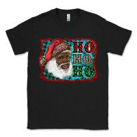 Black african american santa ho ho ho Classic Tee - RanaPortraitStore