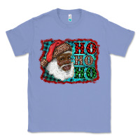 Colony Blue african american santa ho ho ho Classic Tee - RanaPortraitStore