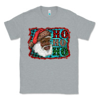 Heather Grey african american santa ho ho ho Classic Tee - RanaPortraitStore