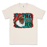 Natural african american santa ho ho ho Classic Tee - RanaPortraitStore