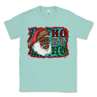 Seafoam african american santa ho ho ho Classic Tee - RanaPortraitStore