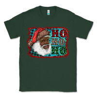 Sports Green african american santa ho ho ho Classic Tee - RanaPortraitStore