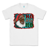 White african american santa ho ho ho Classic Tee - RanaPortraitStore