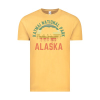 Vintage Mustard katmai national park alaska bear hiking travel nature retro pullover h Vintage Tee - linhVisuals