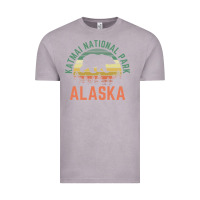 Vintage Zinc katmai national park alaska bear hiking travel nature retro pullover h Vintage Tee - linhVisuals