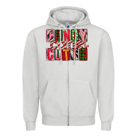 Candy Cane Cutie Zipper Hoodie | Teevron