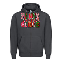 Smoke Candy Cane Cutie Zipper Hoodie - FaDigitalArtStudio