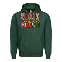 Sports Green Candy Cane Cutie Zipper Hoodie - FaDigitalArtStudio