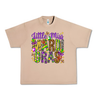 Burro Little miss Mardi Gras Urban Heavy Tee - NancyCooperArtShop