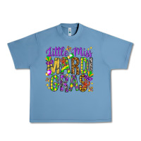 Pebble Blue Little miss Mardi Gras Urban Heavy Tee - NancyCooperArtShop