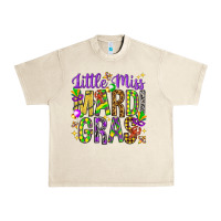 Sandshell Little miss Mardi Gras Urban Heavy Tee - NancyCooperArtShop