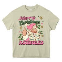 Mossy merry christmas assholes Heavy Core Tee - MaliasSmallBusiness