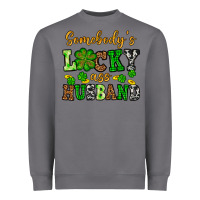 Storm St. Patrick's Somebody's lucky as husband Heavyweight Sweatshirt - OliviaCreatesArt