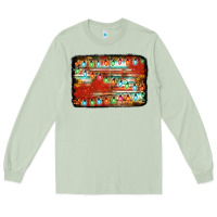 Matcha christmas serape sunflower background Long Sleeve Tee - Jasminsmagicworld
