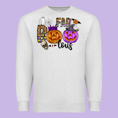 Fab Boo Lous Premium Sweatshirt Designed By Cowhidedigitalart