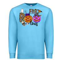 Ocean Blue Fab Boo Lous Premium Sweatshirt - CowhideDigitalArt