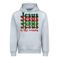 Heather Grey jesus is the reason Urban Hoodie - BarkalooDesign