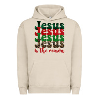 Pigment French Oak jesus is the reason Urban Hoodie - BarkalooDesign