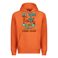 Carrot Let Your Faith Be Bigger Than Your Fear Premium Hoodie - BundleAndBundleShop