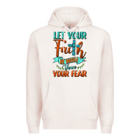 Pale Pink Let Your Faith Be Bigger Than Your Fear Premium Hoodie - BundleAndBundleShop