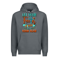 Rock Let Your Faith Be Bigger Than Your Fear Premium Hoodie - BundleAndBundleShop