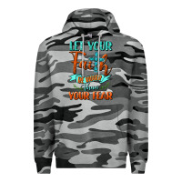 Slate Camo Let Your Faith Be Bigger Than Your Fear Premium Hoodie - BundleAndBundleShop