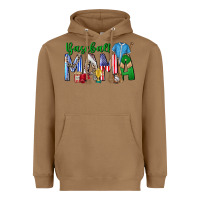 Toasted Coconut baseball mama Heavyweight Hoodie - CowhideDigitalArt