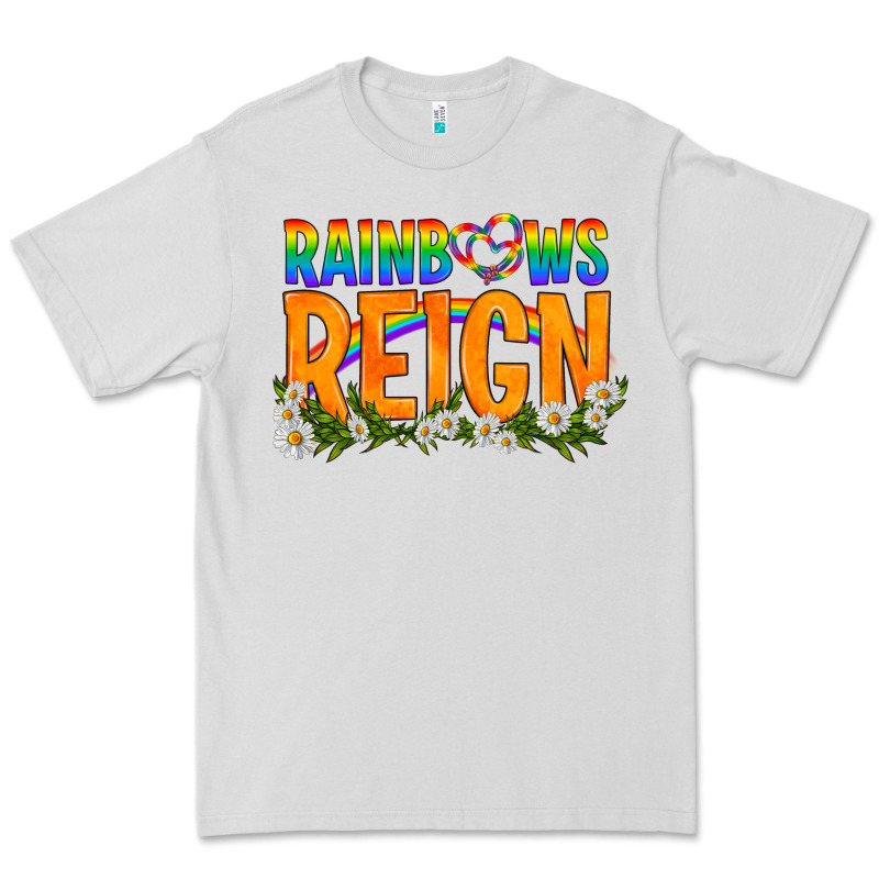 Lgbtq+ Rainbows Reign Premium Tee by BundleAndBundleShop | Teevron