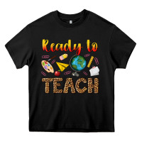 Black ready to teach Heavy Core Tee - NancyCooperArtShop