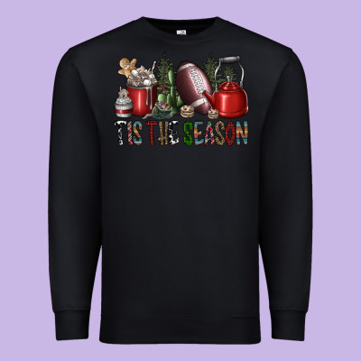 Tis The Season Premium Sweatshirt Designed By Sublimationcraftshop