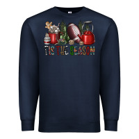 Navy tis the season Premium Sweatshirt - SublimationCraftShop