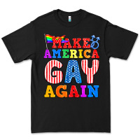 Black Make America Gay Again Premium Tee - BundleAndBundleShop