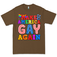 Cacao Make America Gay Again Premium Tee - BundleAndBundleShop