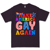 Plum Make America Gay Again Premium Tee - BundleAndBundleShop