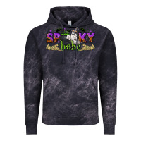 Cloud Black spooky babe halloween Vintage Hoodie - NancyCooperArtShop