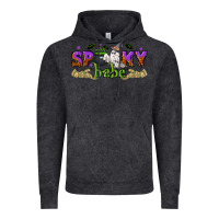 Vintage Black spooky babe halloween Vintage Hoodie - NancyCooperArtShop