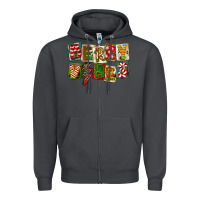 Smoke Merry Vibes Zipper Hoodie - FaDigitalArtStudio