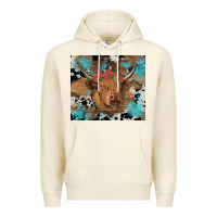 Tofu western roses cow Premium Hoodie - RanaPortraitStore