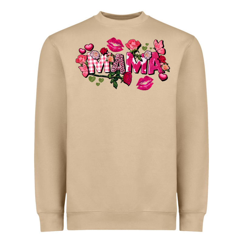 Valentine's Day Mama Heavyweight Sweatshirt by FaDigitalArtStudio | Teevron