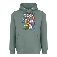 Sage ho ho ho teeth Heavyweight Hoodie - CowhideDigitalArt