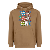 Toasted Coconut ho ho ho teeth Heavyweight Hoodie - CowhideDigitalArt