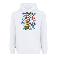 White ho ho ho teeth Heavyweight Hoodie - CowhideDigitalArt