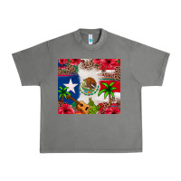 Tornado Mexican and Puerto Rico flag Urban Heavy Tee - texasbilliewilder