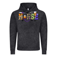 Vintage Black Halloween Nurse Vintage Hoodie - texasbilliewilder